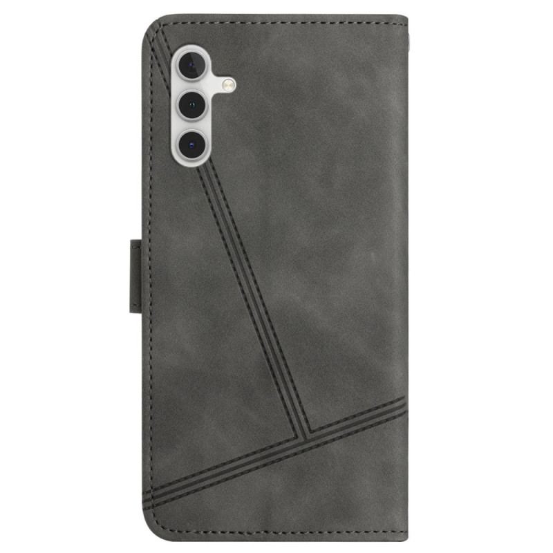 Etui Folio Samsung Galaxy S24 Fe Liny I Ciągnięcia Etui Ochronne