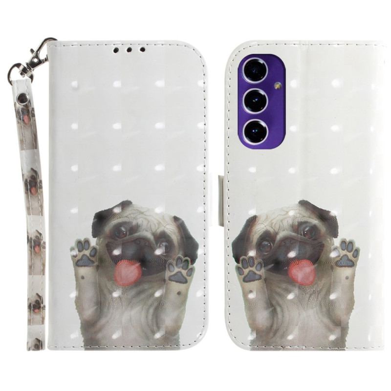 Etui Folio Samsung Galaxy S24 Fe Mops Przywiązany