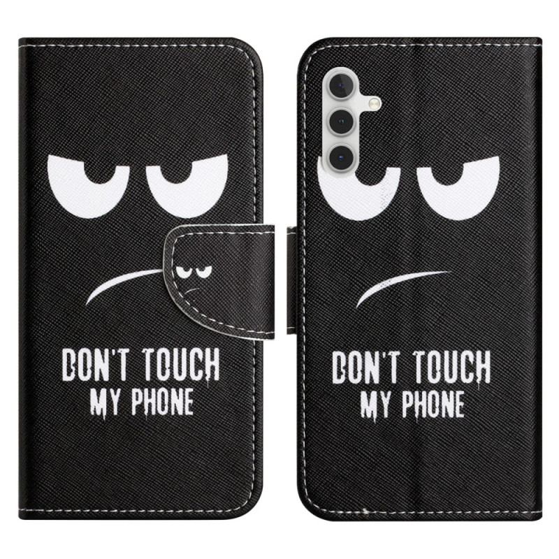 Etui Folio Samsung Galaxy S24 Fe Nie Dotykaj Mojego Telefonu