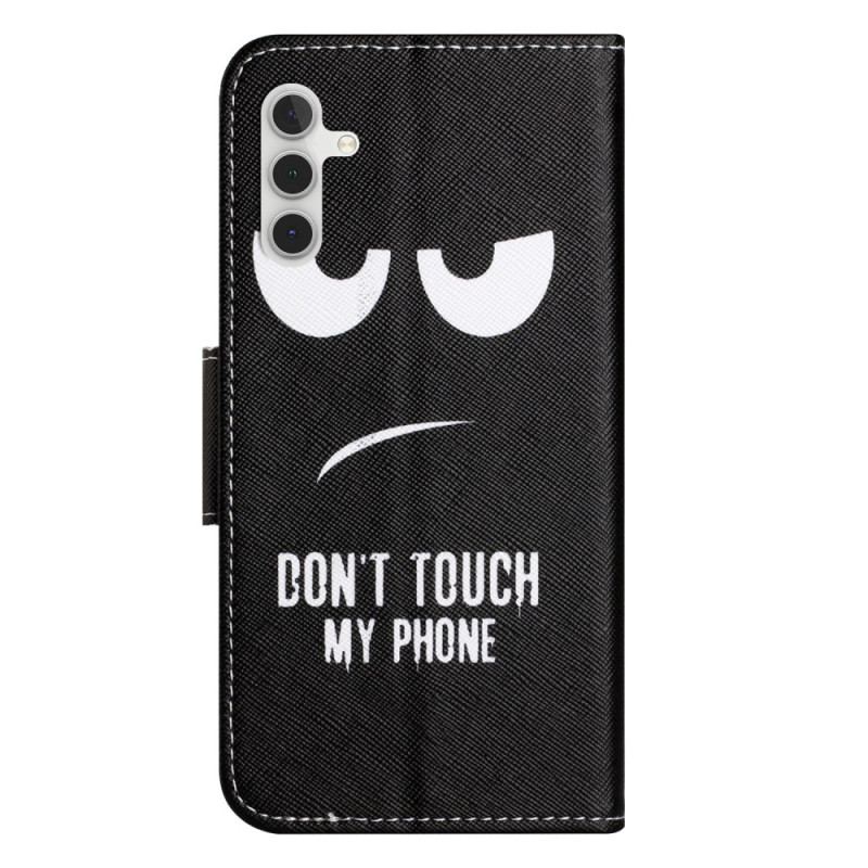 Etui Folio Samsung Galaxy S24 Fe Nie Dotykaj Mojego Telefonu