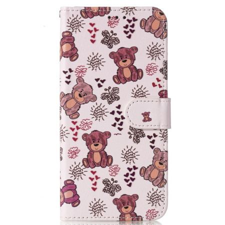 Etui Folio Samsung Galaxy S24 Fe Niedźwiedź Etui Ochronne