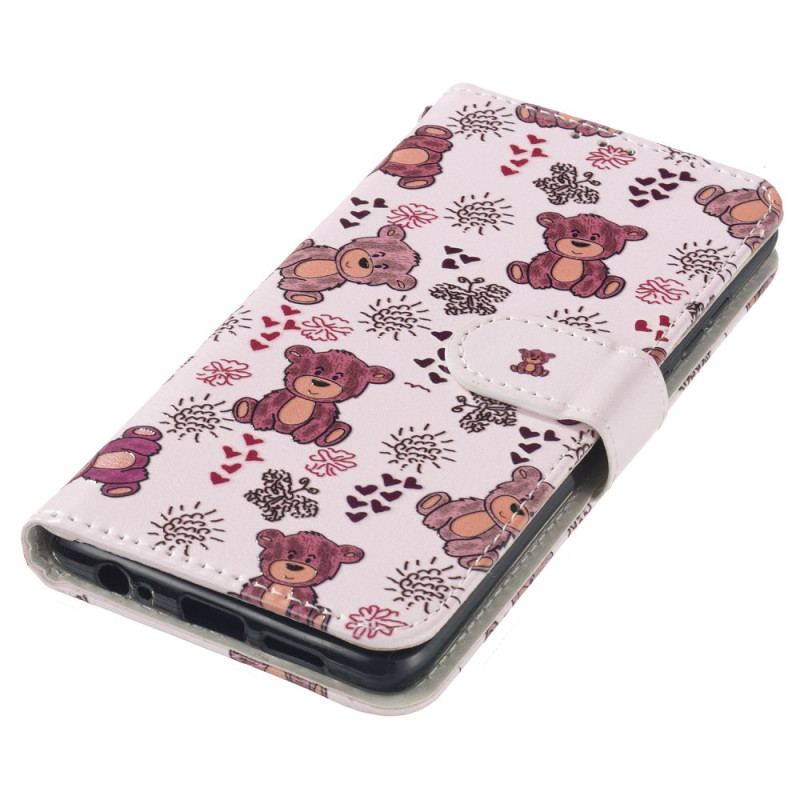 Etui Folio Samsung Galaxy S24 Fe Niedźwiedź Etui Ochronne