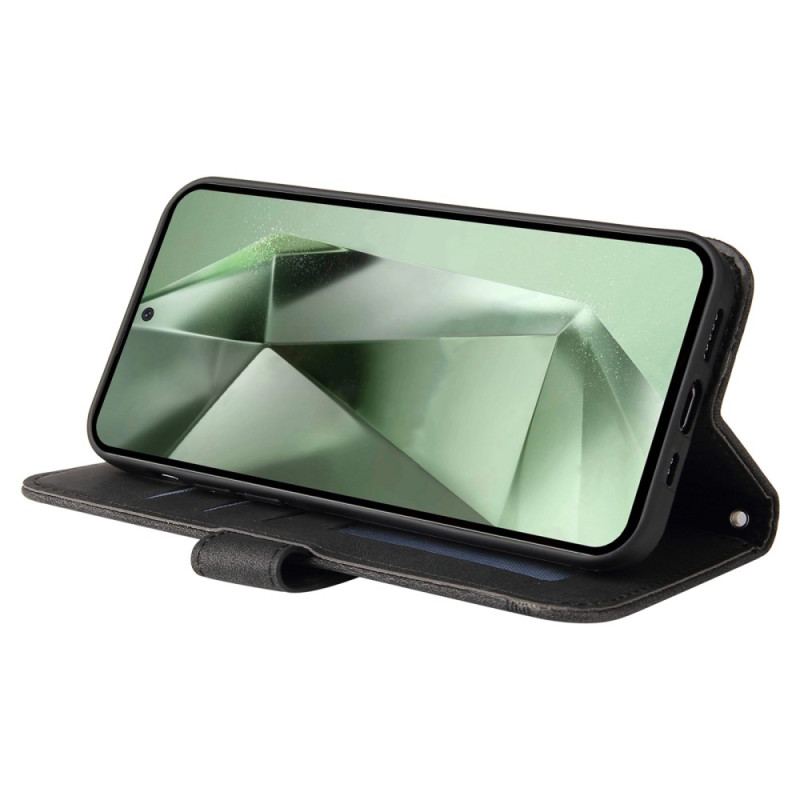 Etui Folio Samsung Galaxy S24 Fe Ozdobny Nit I Smycz