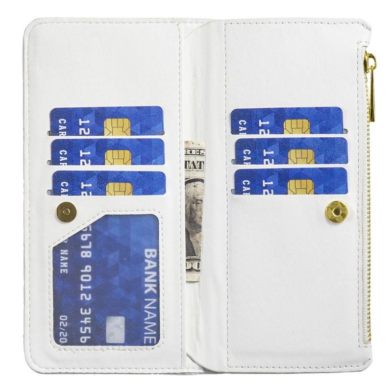 Etui Folio Samsung Galaxy S24 Fe Pikowany Portfel Binfen Color