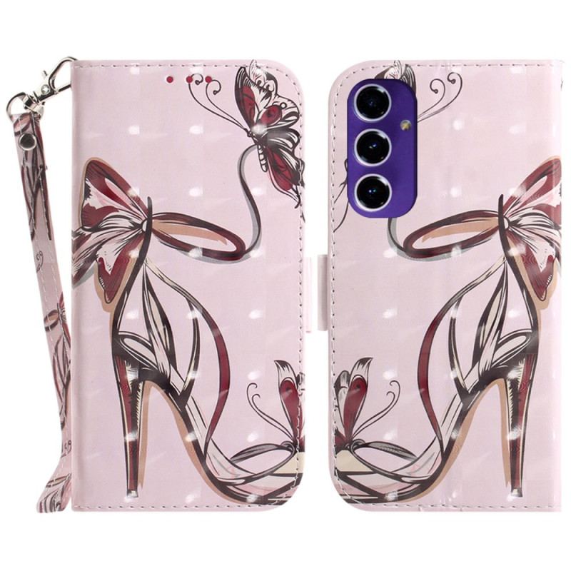 Etui Folio Samsung Galaxy S24 Fe Pompka Z Paskiem