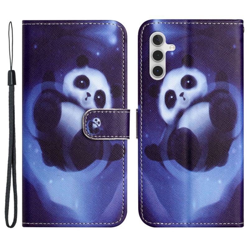 Etui Folio Samsung Galaxy S24 Fe Przestrzeń Pandy