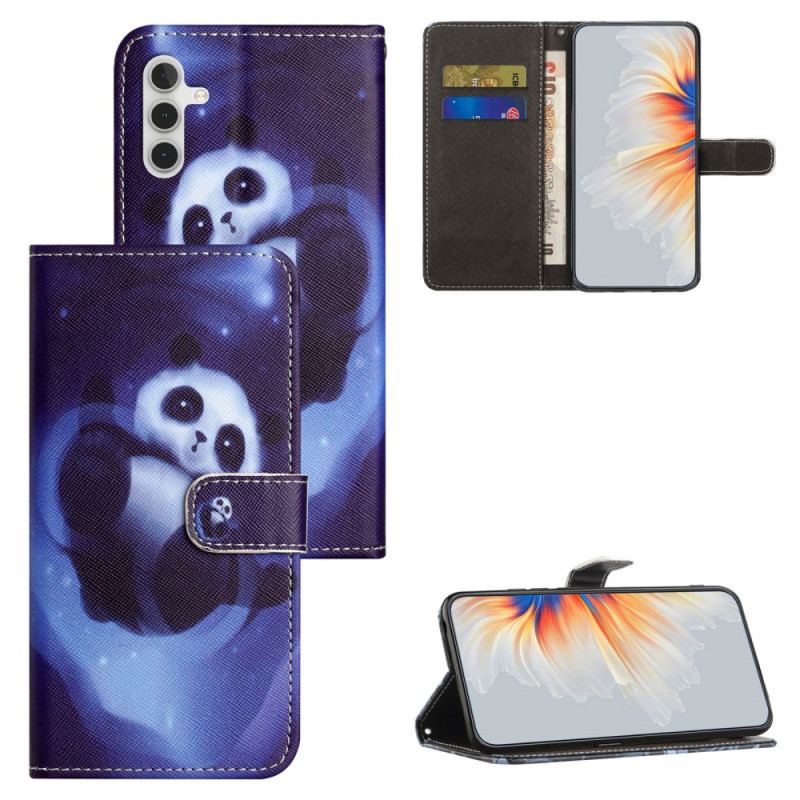 Etui Folio Samsung Galaxy S24 Fe Przestrzeń Pandy