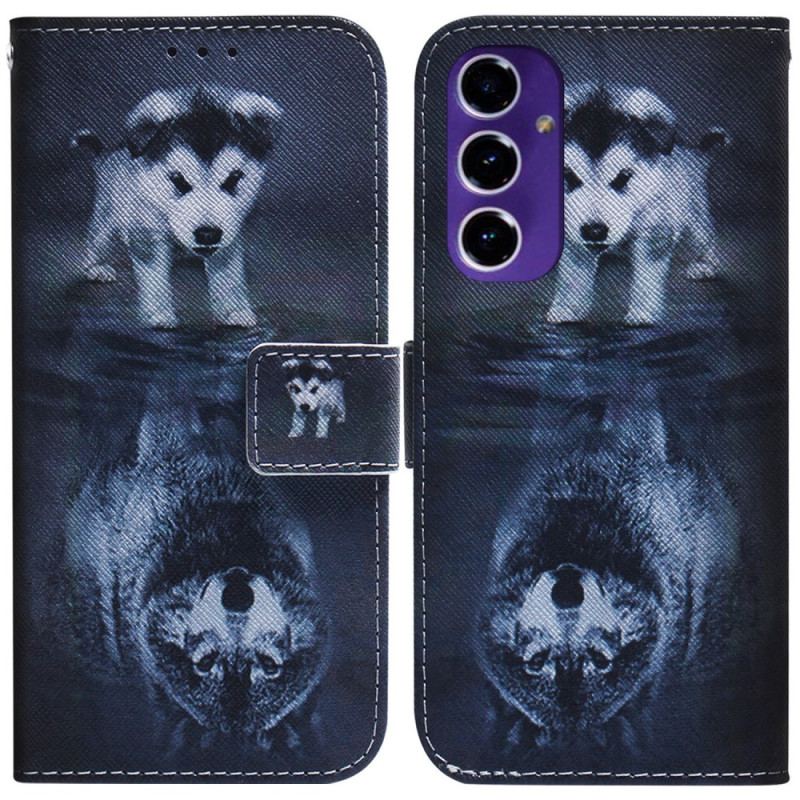 Etui Folio Samsung Galaxy S24 Fe Sen Szczeniaka