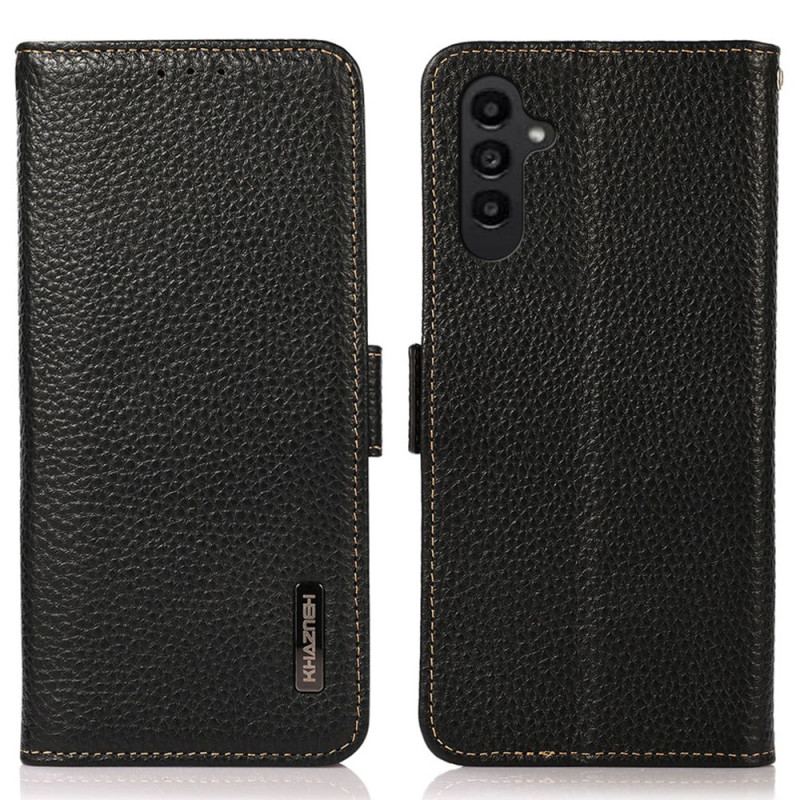 Etui Folio Samsung Galaxy S24 Fe Skóra Z Blokadą Rfid Khazneh Etui Ochronne