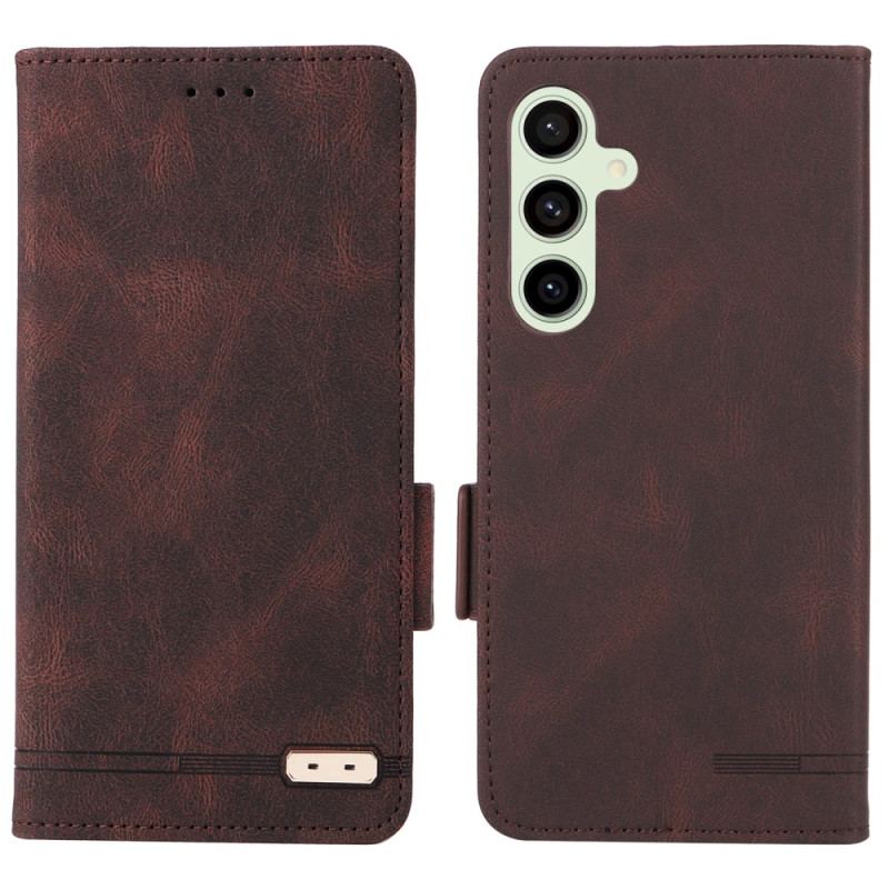 Etui Folio Samsung Galaxy S24 Fe Styl Retro Etui Ochronne