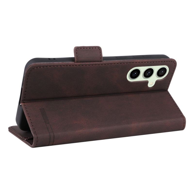 Etui Folio Samsung Galaxy S24 Fe Styl Retro Etui Ochronne