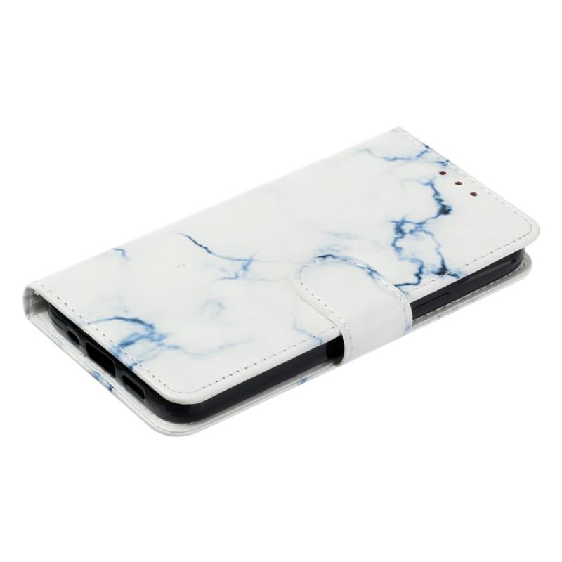 Etui Folio Samsung Galaxy S24 Fe Wzór Białego Marmuru
