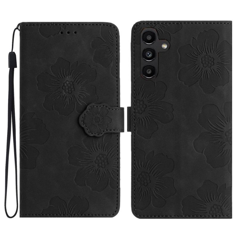 Etui Folio Samsung Galaxy S24 Fe Wzór Kwiatowy