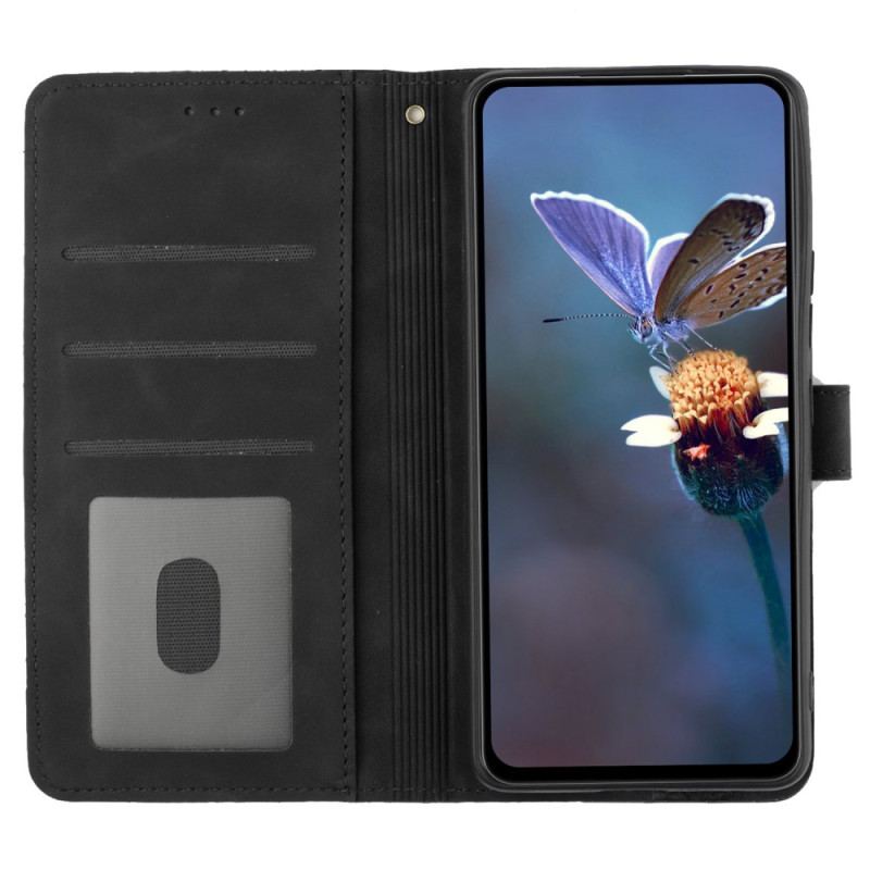 Etui Folio Samsung Galaxy S24 Fe Wzór Kwiatowy