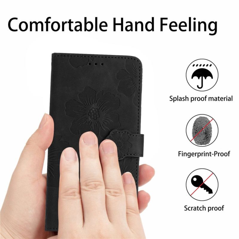 Etui Folio Samsung Galaxy S24 Fe Wzór Kwiatowy