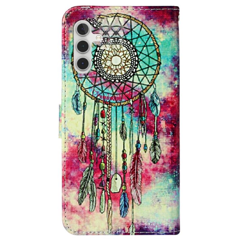 Etui Folio Samsung Galaxy S24 Fe Wzór Łapacza Snów Etui Ochronne