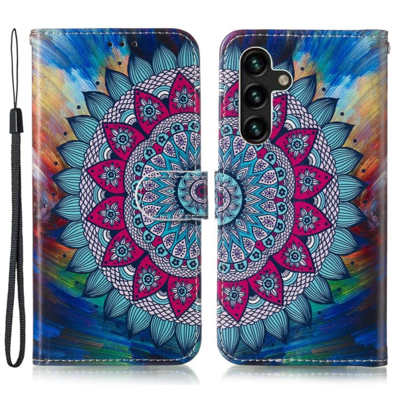 Etui Folio Samsung Galaxy S24 Fe Wzór Mandali