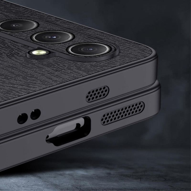 Etui Samsung Galaxy S24 Fe Efekt Drewna Etui Ochronne