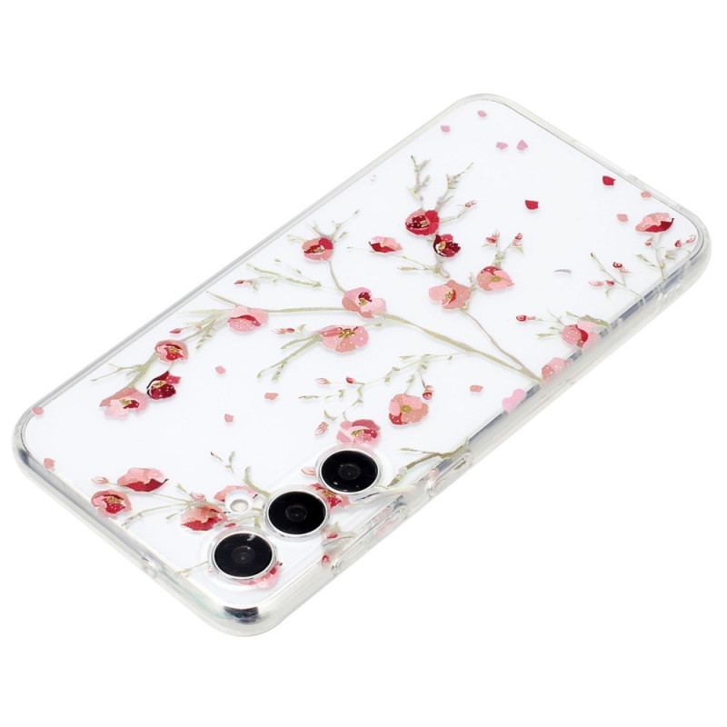 Etui Samsung Galaxy S24 Fe Kwiaty Etui Ochronne