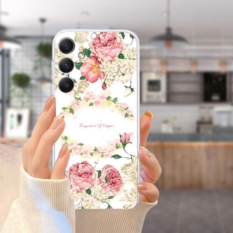 Etui Samsung Galaxy S24 Fe Róże