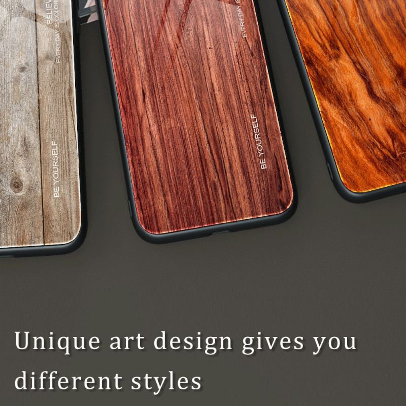 Etui Samsung Galaxy S24 Fe Szkło Hartowane Z Efektem Drewna Etui Ochronne