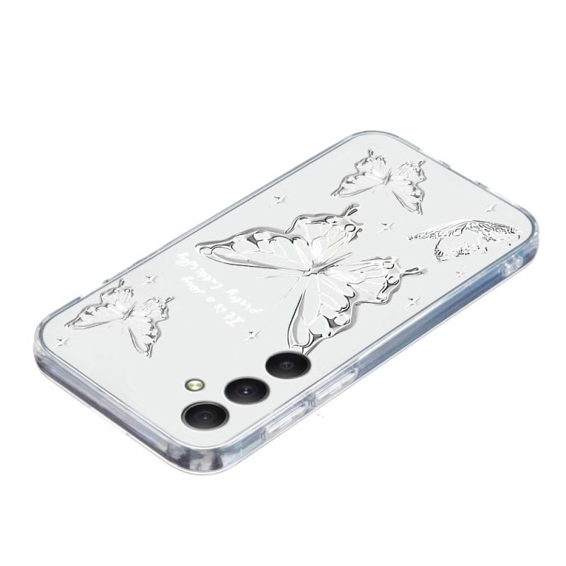 Etui Samsung Galaxy S24 Fe Wzór Motyla