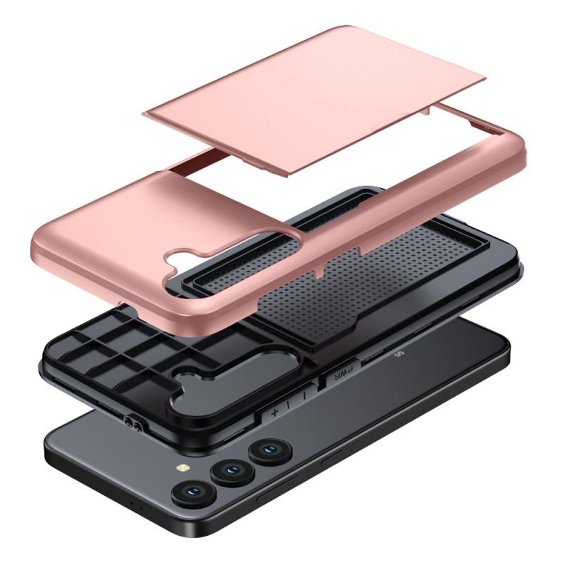Etui Samsung Galaxy S24 Fe Zintegrowany Uchwyt Na Kartę