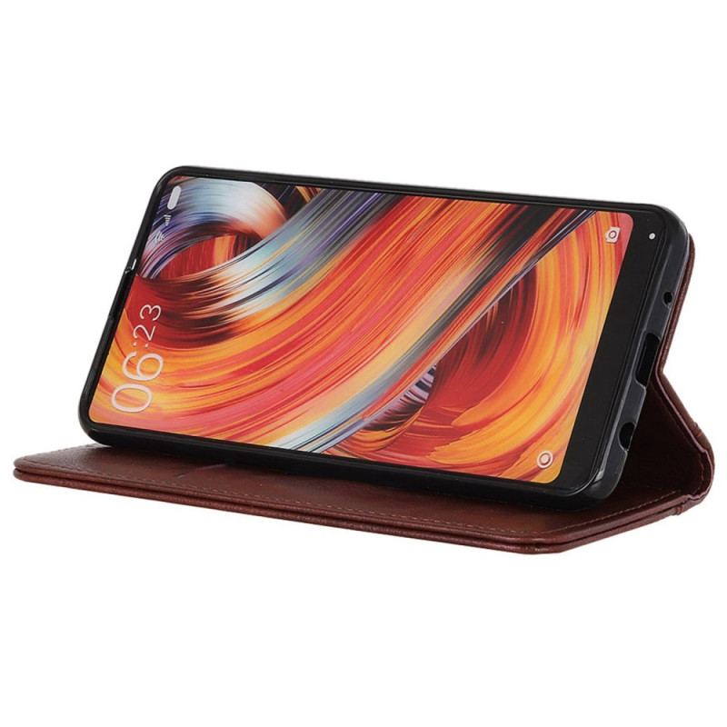 Flip Kotelot Do Samsung Galaxy S24 Fe Dwoina O Fakturze Litchi