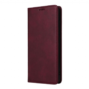 Flip Kotelot Samsung Galaxy S24 Fe Etui Na Telefon Efekt Skóry