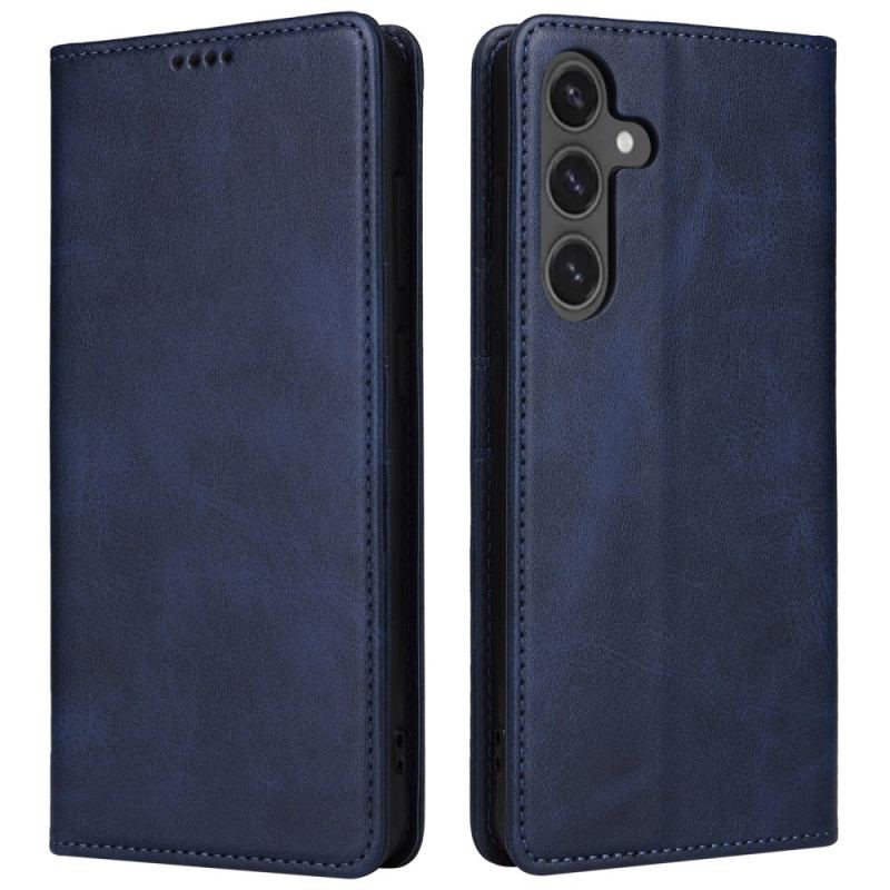 Flip Kotelot Samsung Galaxy S24 Fe Etui Na Telefon Efekt Skóry