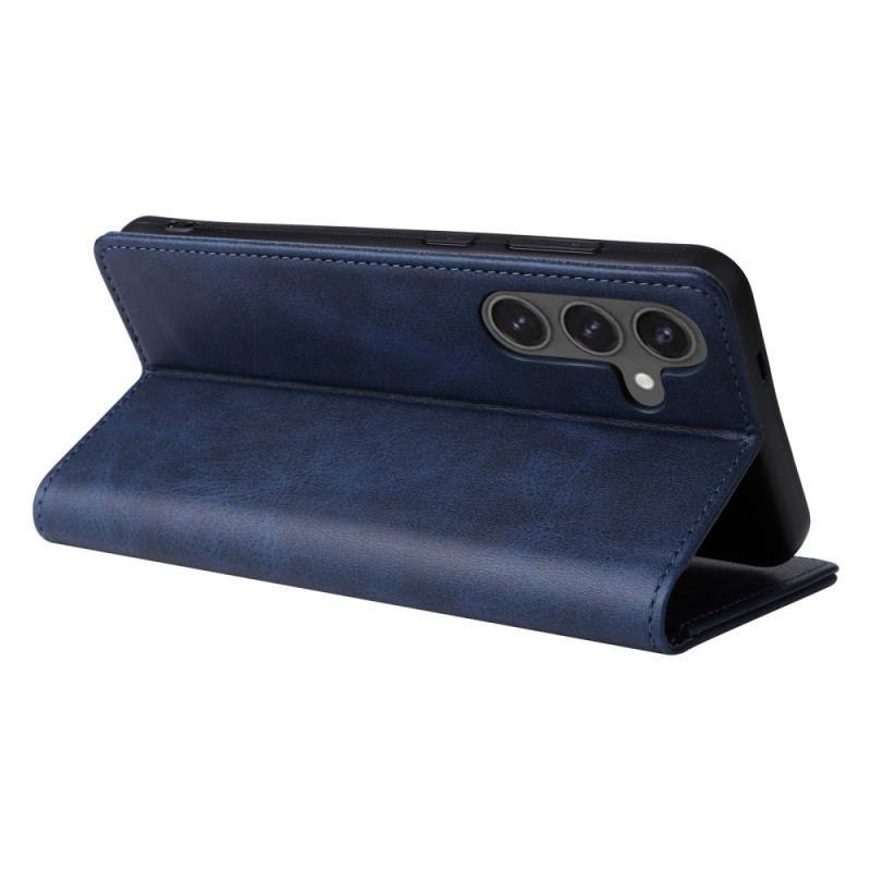 Flip Kotelot Samsung Galaxy S24 Fe Etui Na Telefon Efekt Skóry