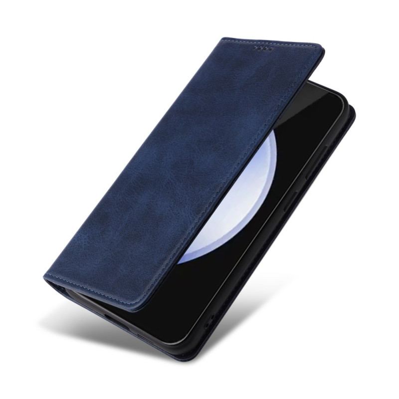Flip Kotelot Samsung Galaxy S24 Fe Etui Na Telefon Efekt Skóry