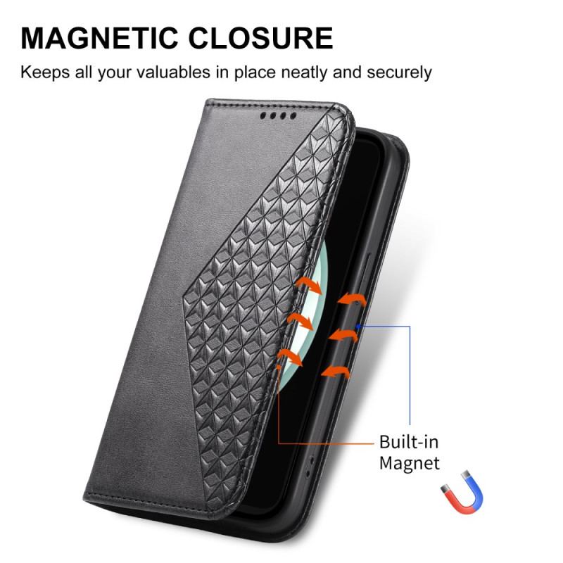 Flip Kotelot Samsung Galaxy S24 Fe Etui Na Telefon Kostki Ze Smyczami 3d
