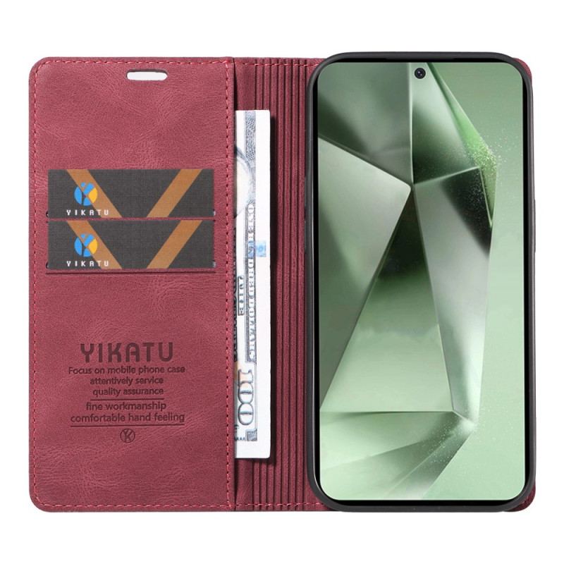 Flip Kotelot Samsung Galaxy S24 Fe Etui Na Telefon Yikatu