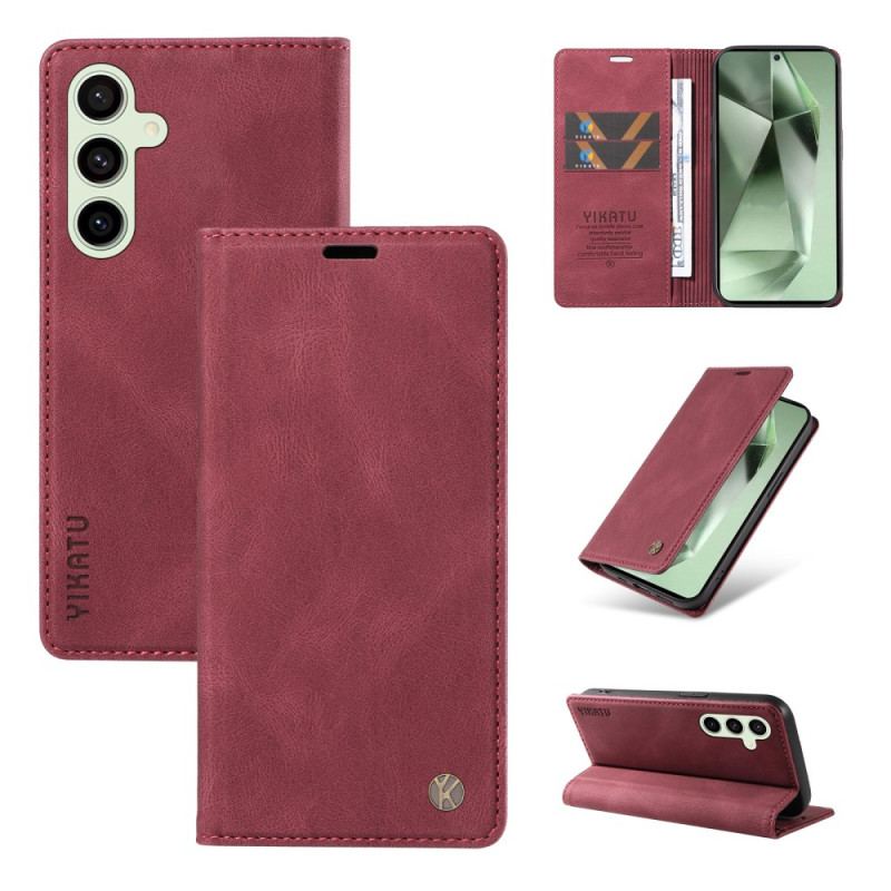 Flip Kotelot Samsung Galaxy S24 Fe Etui Na Telefon Yikatu