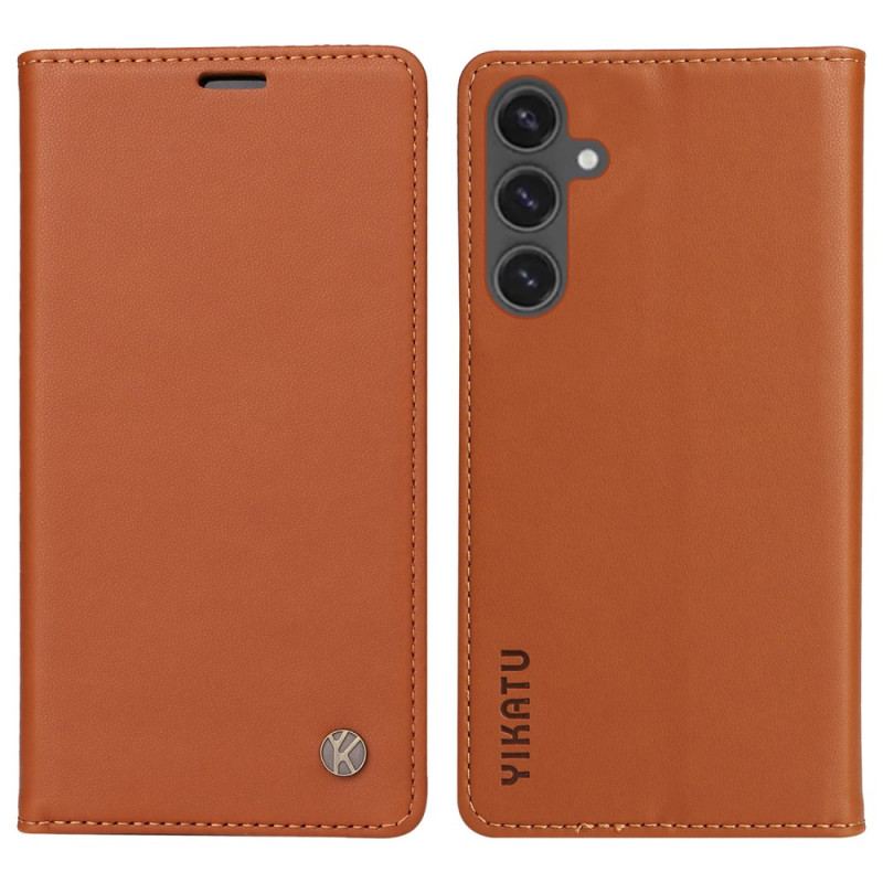 Flip Kotelot Samsung Galaxy S24 Fe Klasyczny Yikatu Etui Ochronne