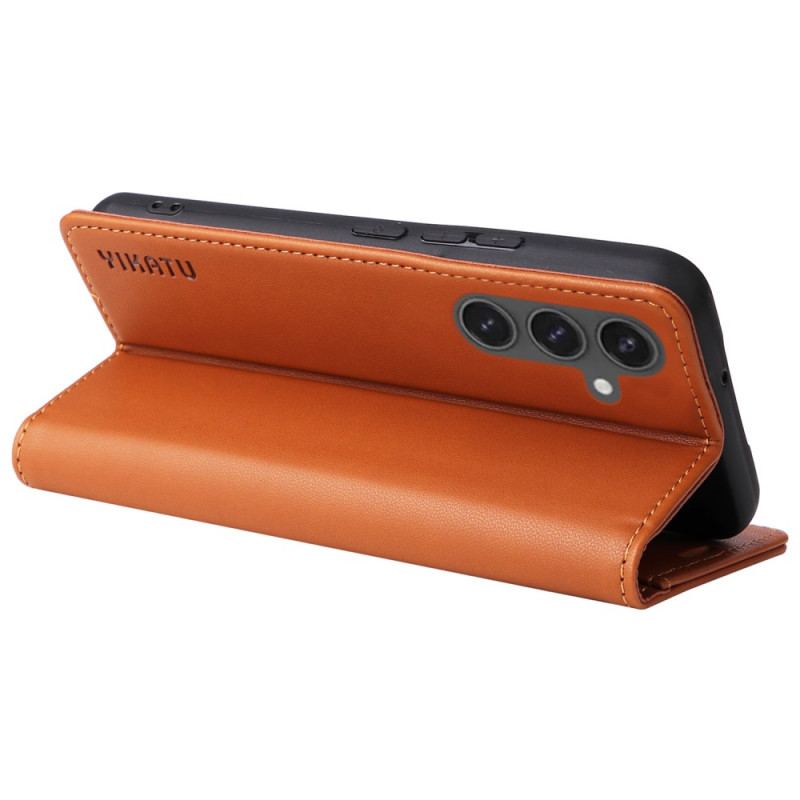Flip Kotelot Samsung Galaxy S24 Fe Klasyczny Yikatu Etui Ochronne