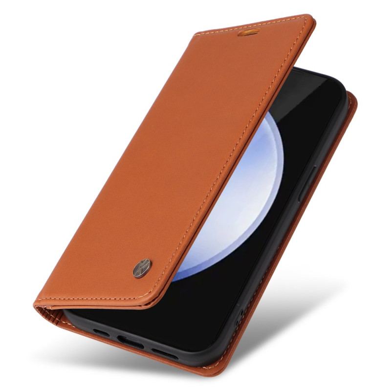 Flip Kotelot Samsung Galaxy S24 Fe Klasyczny Yikatu Etui Ochronne