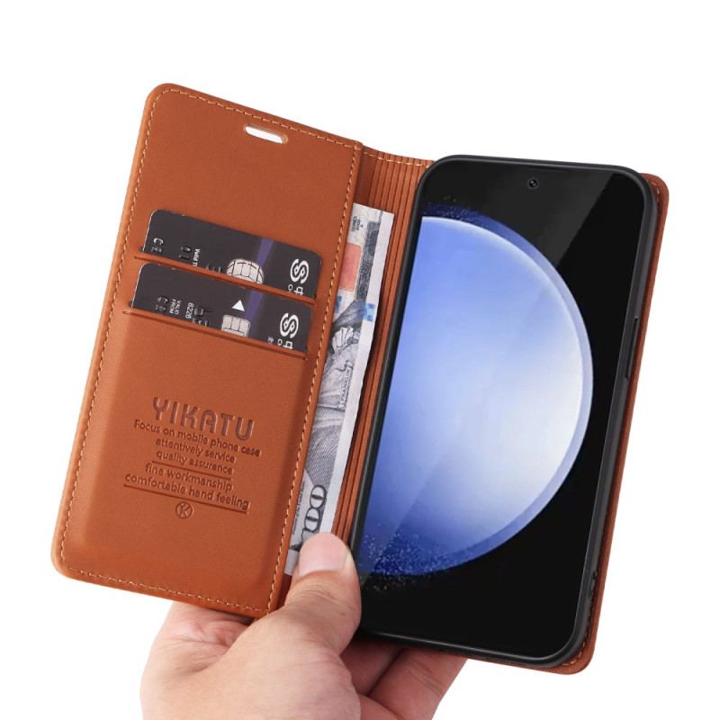 Flip Kotelot Samsung Galaxy S24 Fe Klasyczny Yikatu Etui Ochronne