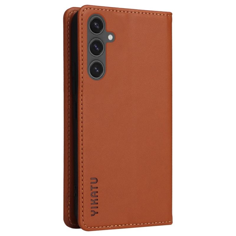 Flip Kotelot Samsung Galaxy S24 Fe Klasyczny Yikatu Etui Ochronne