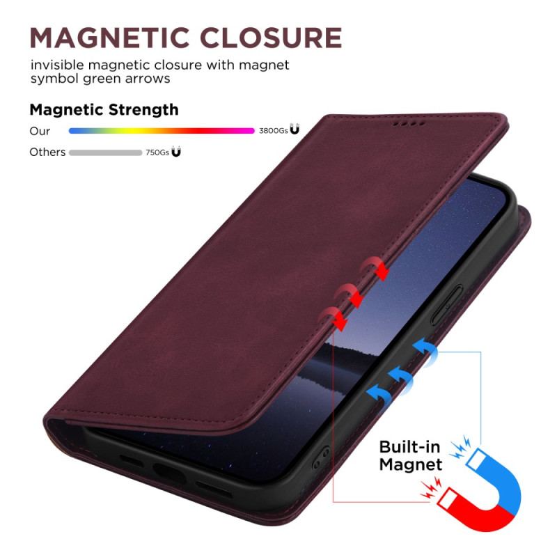 Flip Kotelot Samsung Galaxy S24 Fe Ochrona Rfid W Stylu Skórzanym Etui Ochronne