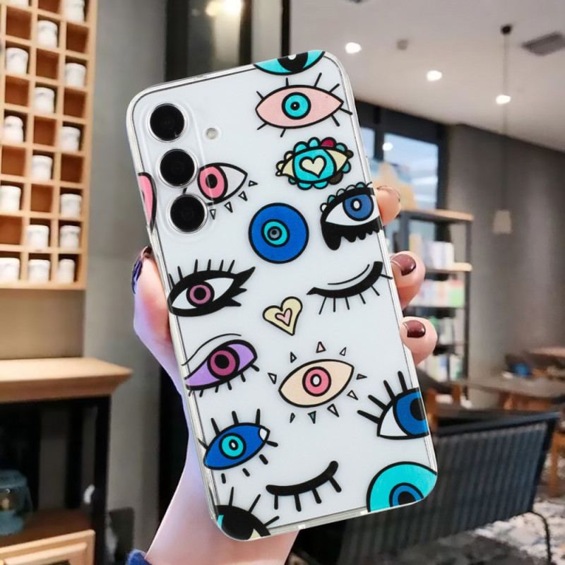 Futerały Samsung Galaxy S24 Fe Etui Na Telefon Oczy