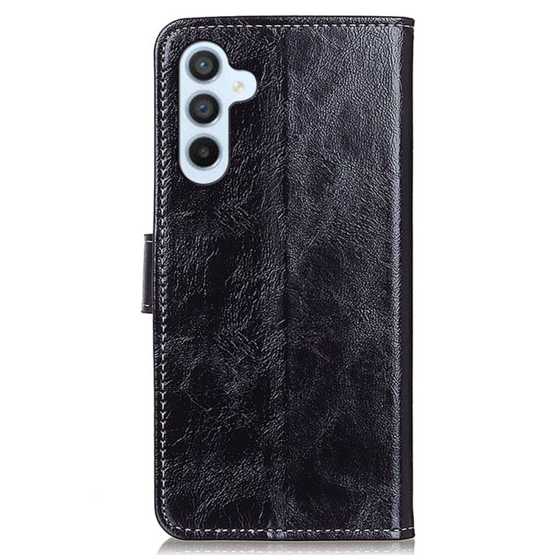 Obudowa Samsung Galaxy S24 Fe Etui Na Telefon Błyszcząca Sztuczna Skóra