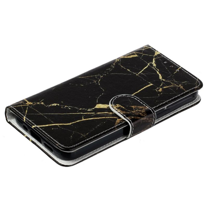 Obudowa Samsung Galaxy S24 Fe Etui Na Telefon Złoty I CZarny Marmur