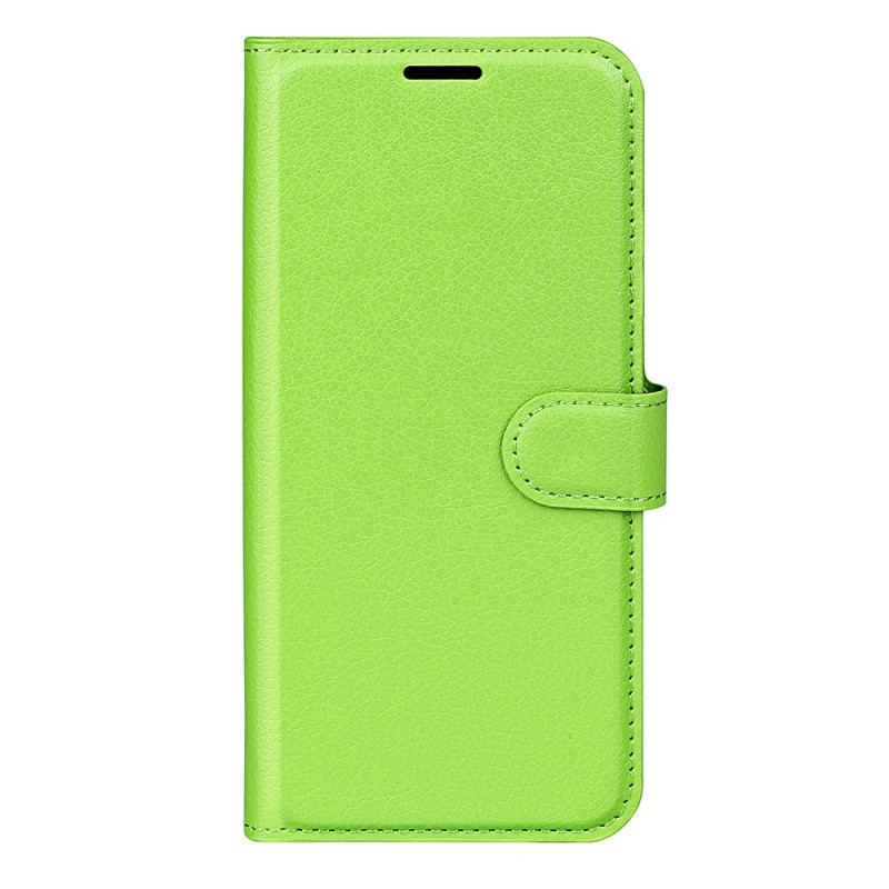 Skórzany Futerał Samsung Galaxy S24 Fe Etui Na Telefon Sztuczna Skóra Liczi