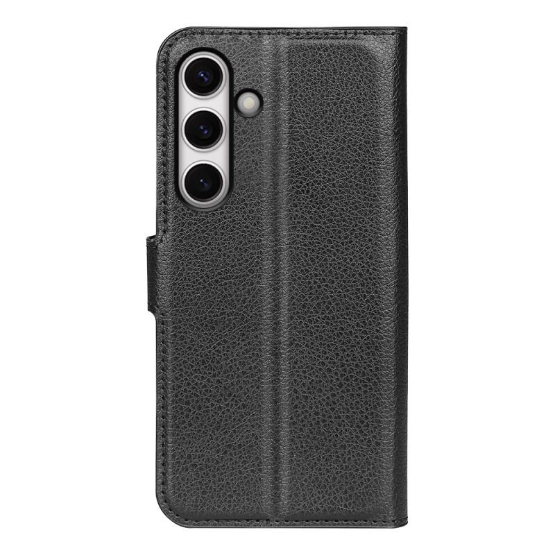 Skórzany Futerał Samsung Galaxy S24 Fe Etui Na Telefon Sztuczna Skóra Liczi