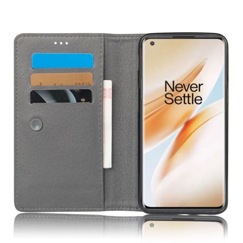 Skórzany Futerał do OnePlus 8 Pro Anti-fall Mday Style Skórzane Etui Na Karty
