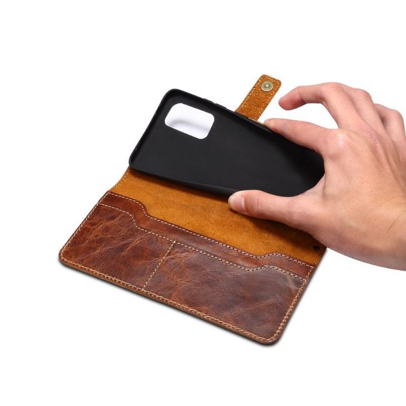 Etui Folio do Samsung Galaxy S20 Plus Grip Armor Z Prawdziwej Skóry