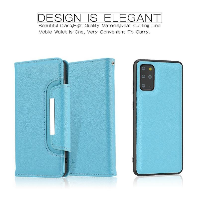Etui Etui Na Telefon Pokrowce do Samsung Galaxy S20 Plus Biznes 2w1 Efekt Skóry Ziarnistej