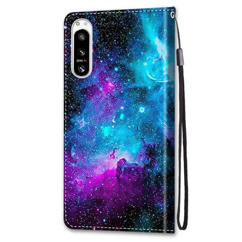 Etui Folio do Sony Xperia 5 IV Kosmiczne Niebo